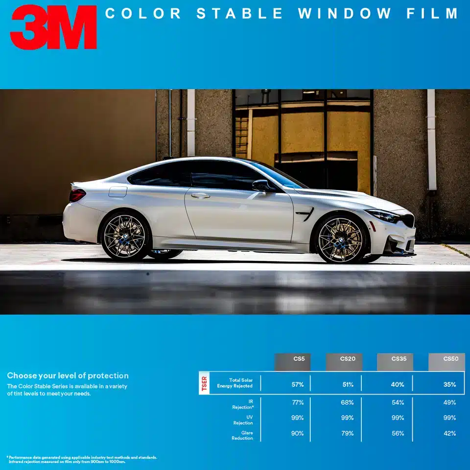 3M™ Automotive Window Film Color Stable Series - AUTOPROTECTION